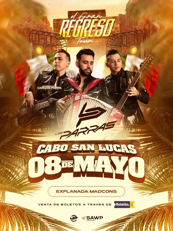 LOS PARRAS CABO SAN LUCAS 2026 - Boletito.com