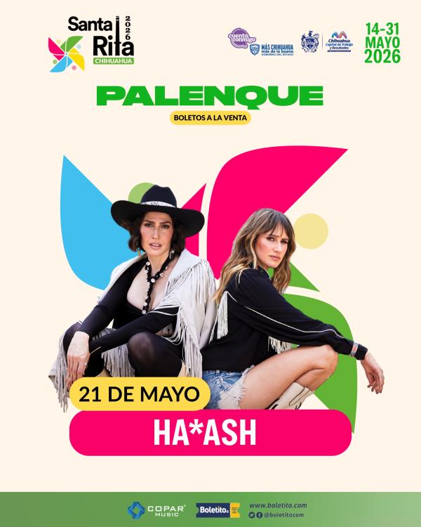 HAASH STA RITA 2026 - Boletito.com