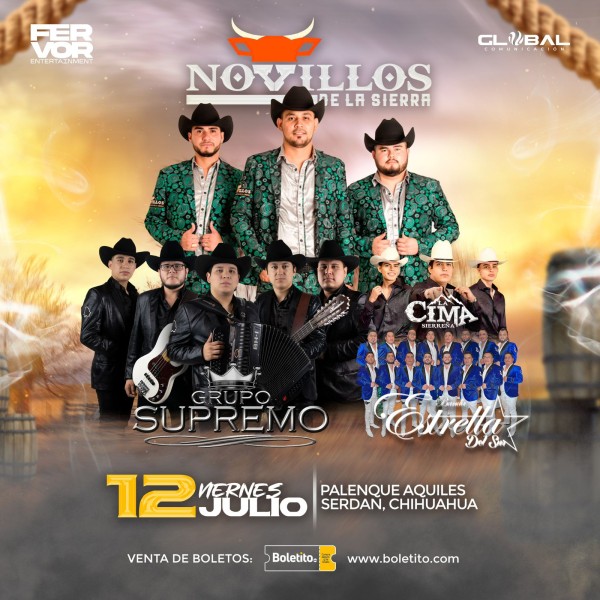 NOVILLOS DE LA SIERRA AQUILES 2024 - Boletito.com