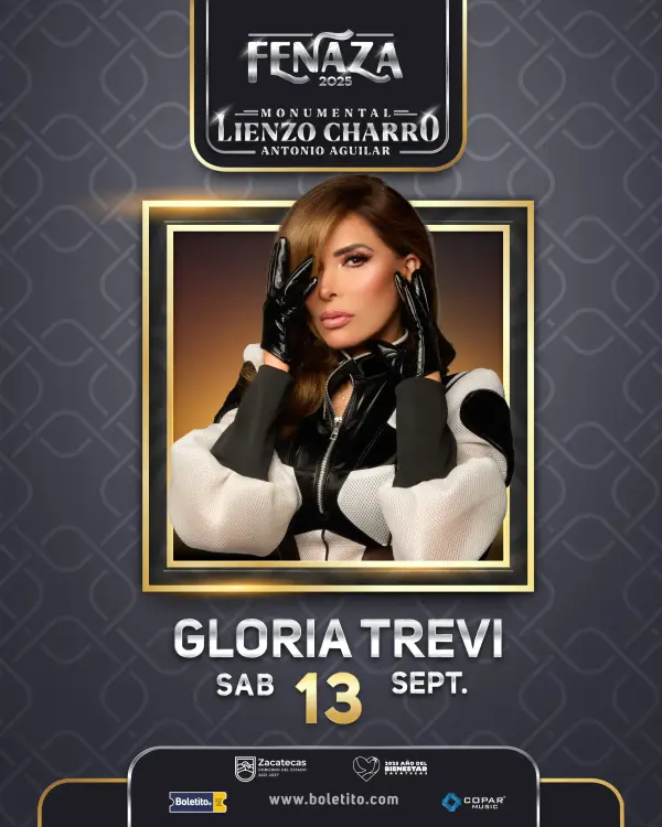 GLORIA TREVI FENAZA 2025 - Boletito.com