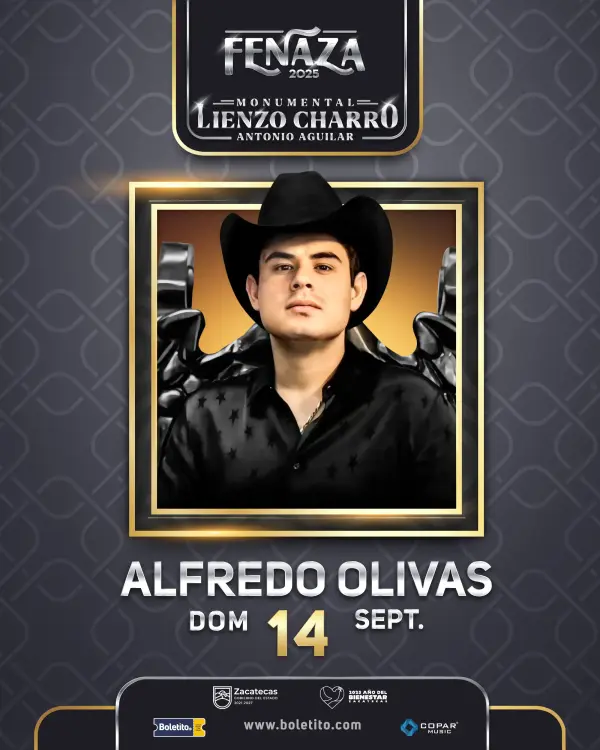 ALFREDO OLIVAS FENAZA 2025 - Boletito.com