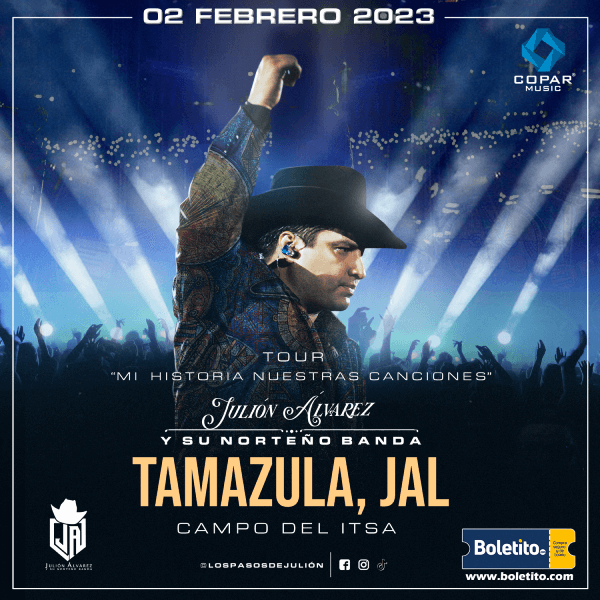 JULION ALVAREZ TAMAZULA - Boletito.com