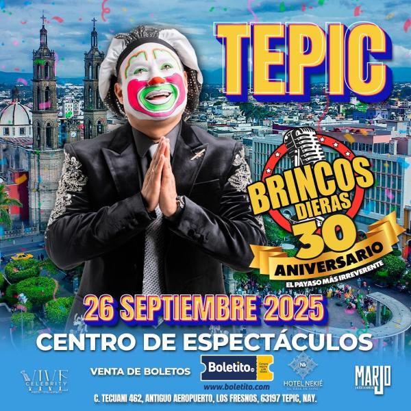 Brincos Dieras Tepic 2025 - Boletito.com