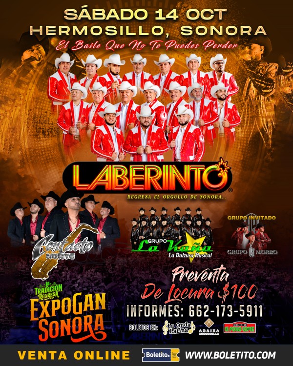 LABERINTO HERMOSILLO 2023 - Boletito.com