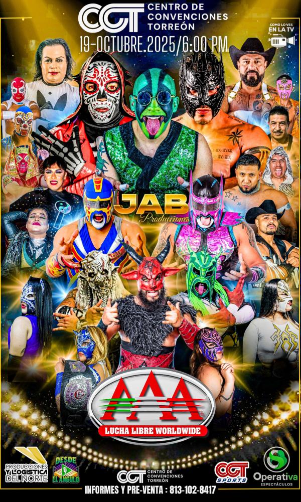 LUCHA LIBRE WORLDWIDE AAA 2025 - CCTickets
