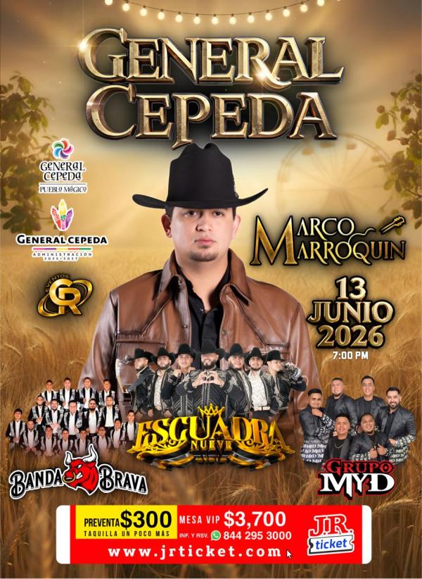 Marco marroquin 2026 - Jrticket