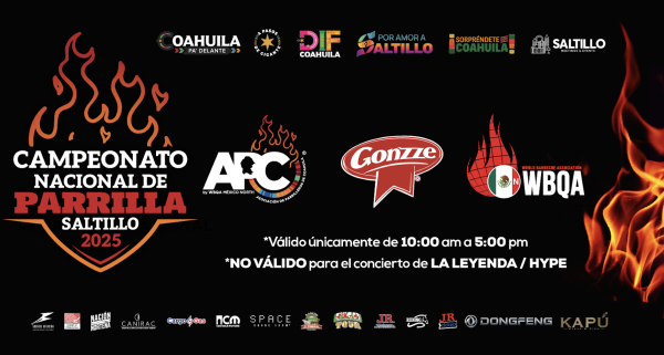 CAMPEONATO NACIONAL DE PARRILLA SALTILLO 14 JUNIO 2025 - JrTicket.com