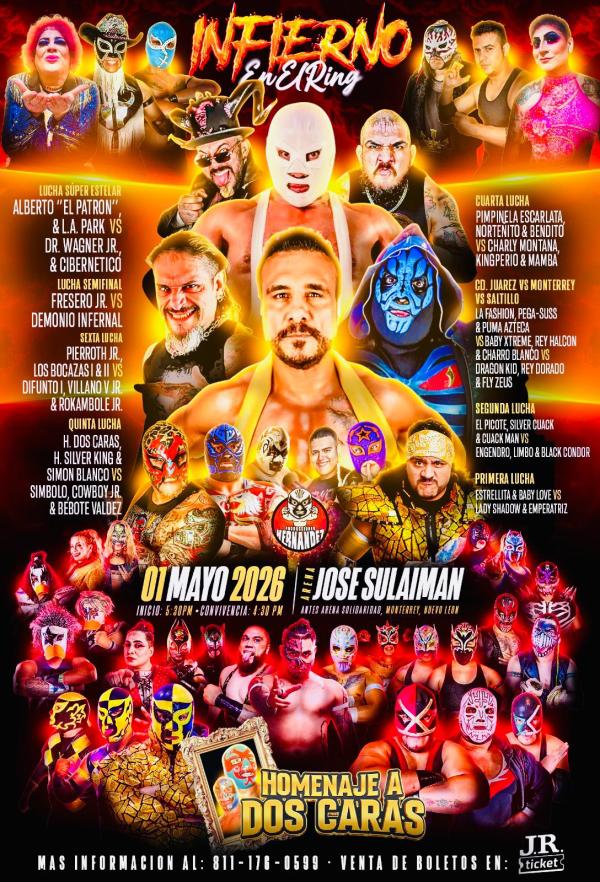 Homenaje a dos Caras Arena José Sulaiman - Jrticket