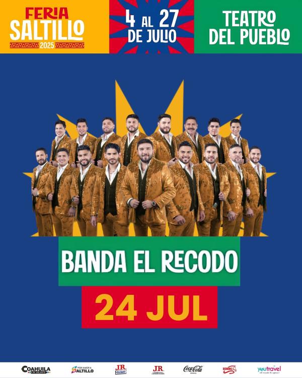 Banda El Recodo Feria Saltillo 2025 - JrTicket.com