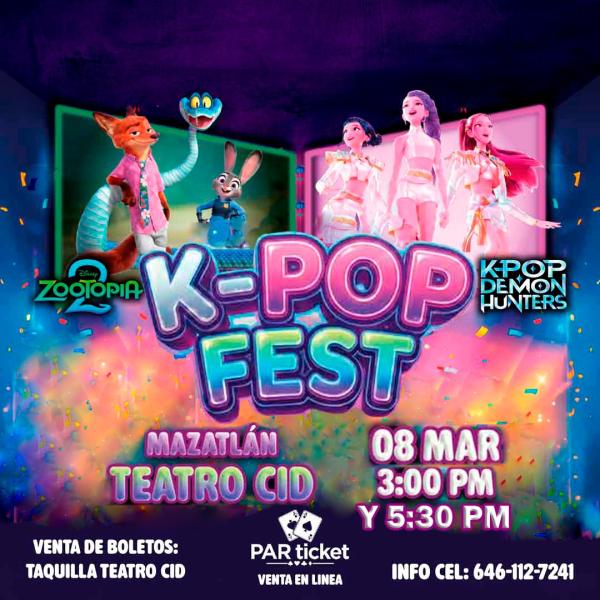 KPOP FEST TRIBUTO MAZATLAN 3PM - Particket