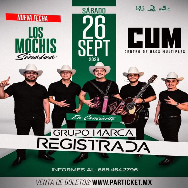 MARCA REGISTRADA LOS MOCHIS 2026 - Particket
