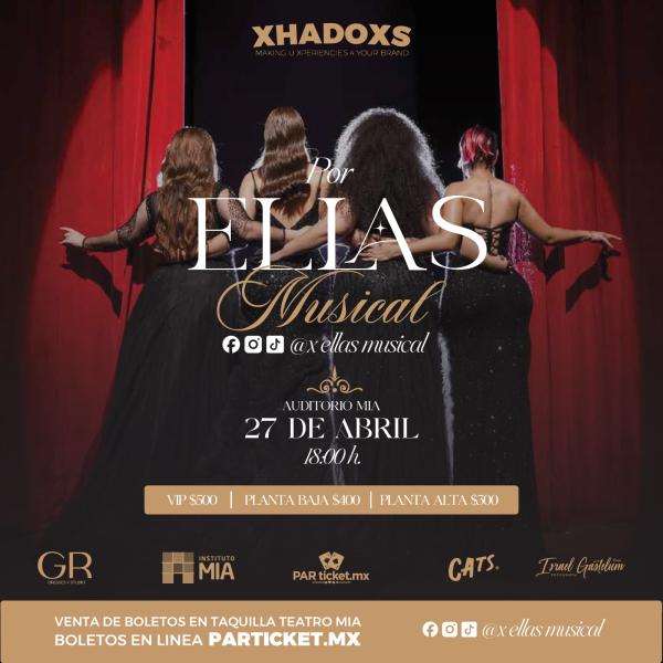 POR ELLAS MUSICAL CULIACAN 6 PM - Particket