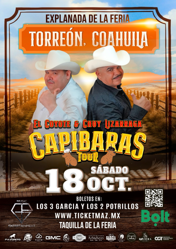 CAPIBARAS TOUR 2025 - Ticketmaz