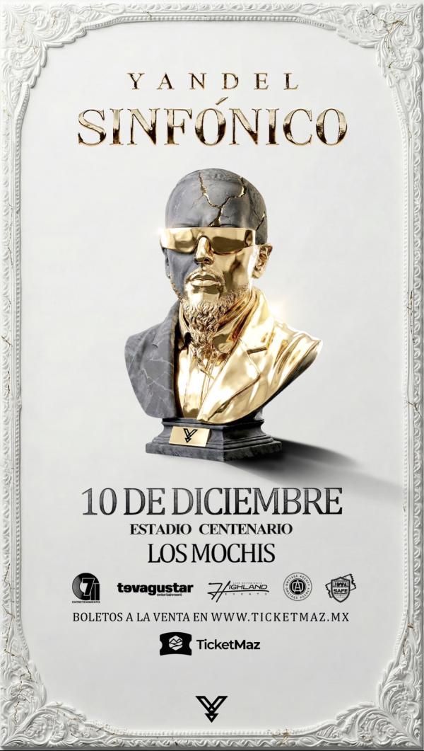 YANDEL SINFONICO LOS MOCHIS 2026 - Ticketmaz